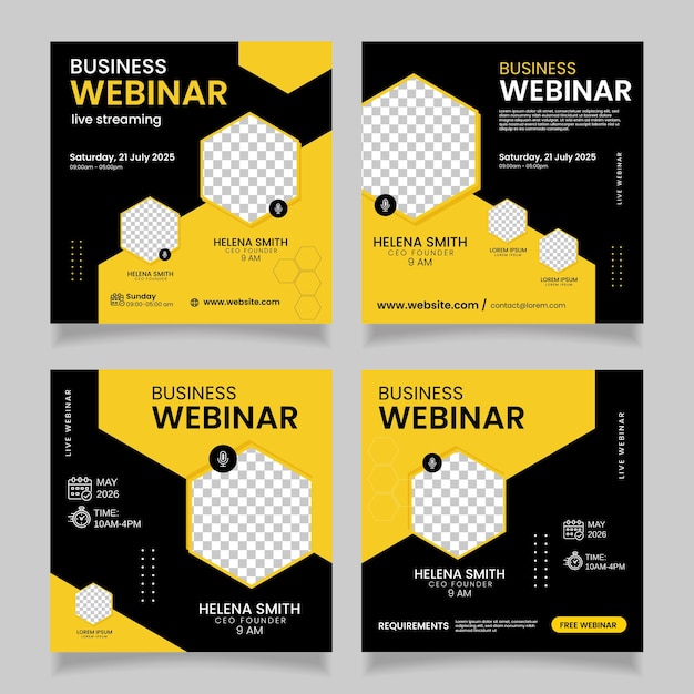 webinar post template
