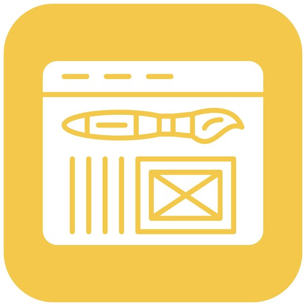 Webinterface icoon vector afbeelding Kan worden gebruikt voor Mobile App Development
