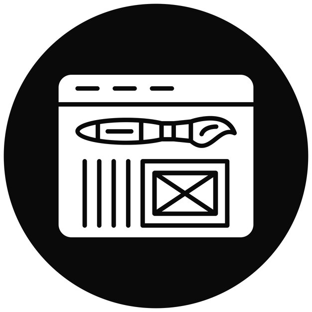 Webinterface icoon vector afbeelding Kan worden gebruikt voor Mobile App Development