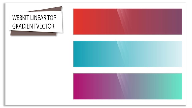 Webkit lineaire bovenste gradiëntvector