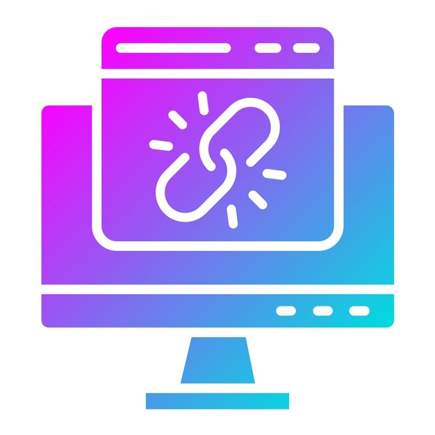 Weblink Vector Icon Design Illustratie