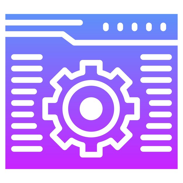 Webmanagement vector icoontje illustratie van Marketing icoonset