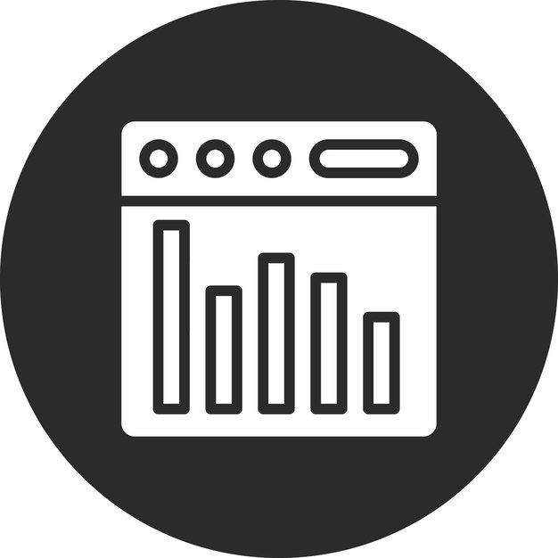 ウェブページ 統計 ベクトル アイコン ビジネス アイコンセットのイラスト