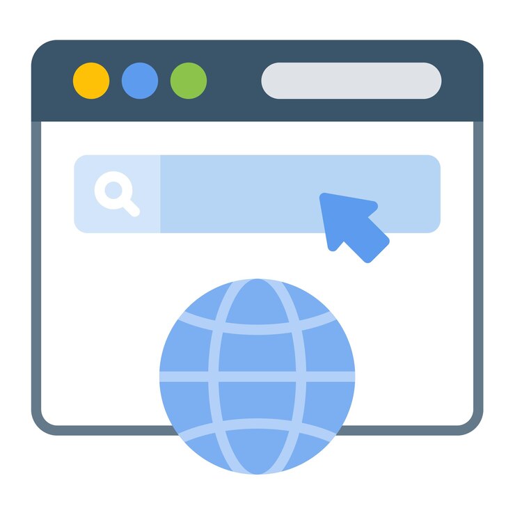 Vector webpage vector illustration style