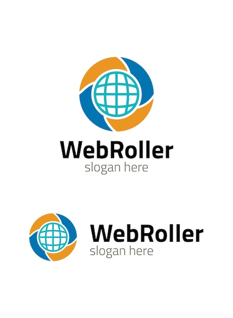 Шаблон логотипа WebRoller