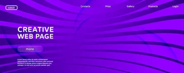 Website background design abstract wave shapes and lines