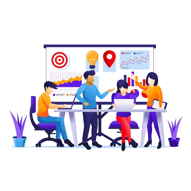 Website Business Vector Design Template