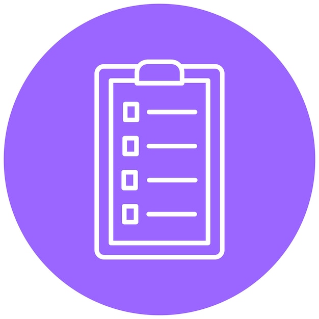 Website Checklist Icon Style