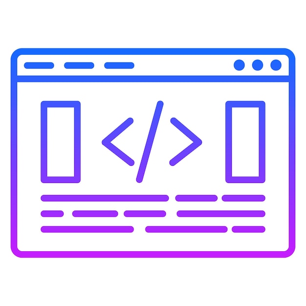 website coding icon