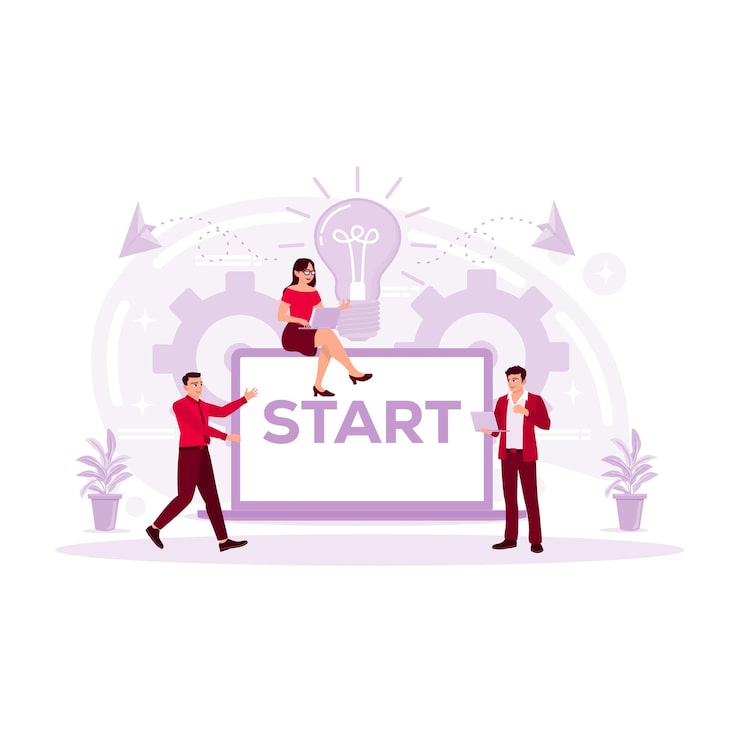 Vector website coding programmer developer workplace concept illustration for web banner web web element