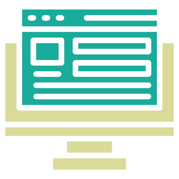 Website concept vector icoontje illustratie van Marketing icoonset
