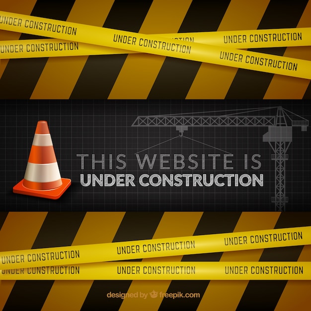 The website under construction