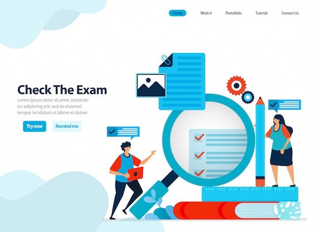 Website design of checking and  evaluating student exams results