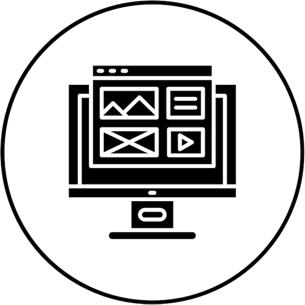 ウェブサイトデザイン アイコン