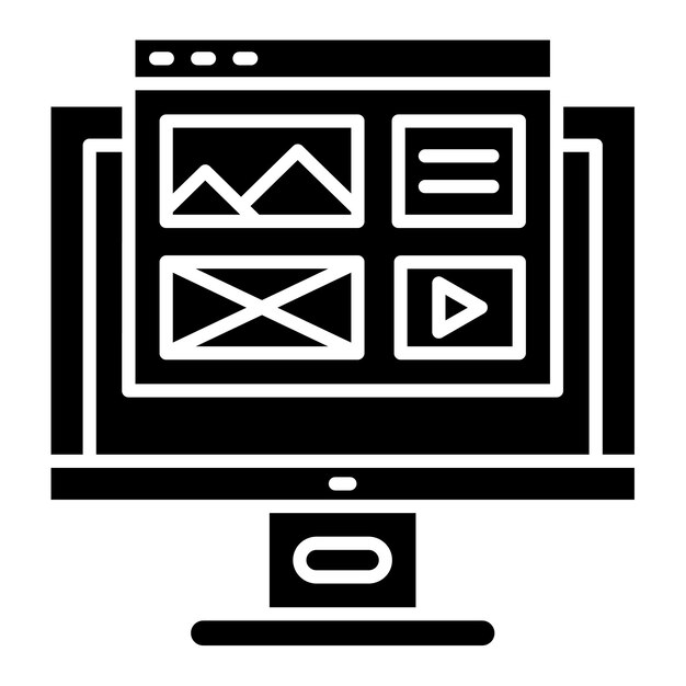 ウェブサイトデザイン アイコン