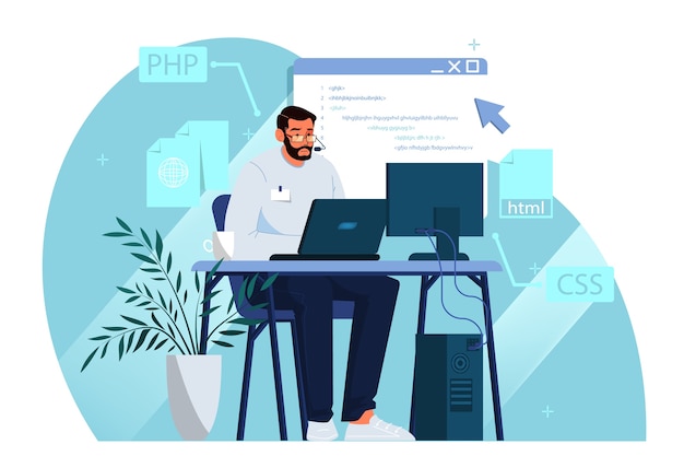 ウェブサイト開発。 webページのプログラミングとコーディング