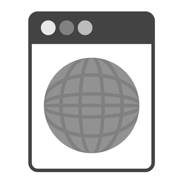 Website icoon vector afbeelding Kan worden gebruikt voor No Code