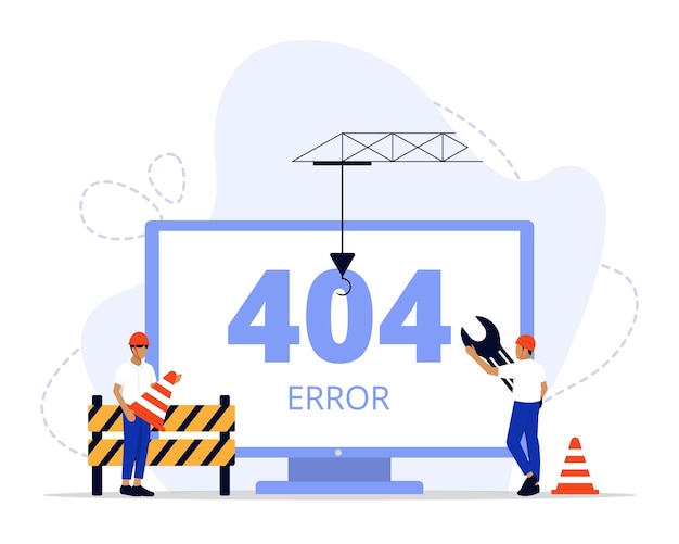 Website in aanbouw Illustratie