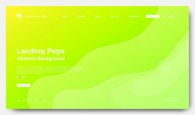 Website landing page background, modern abstract style