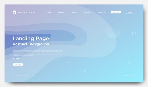 Website landing page background, modern abstract style