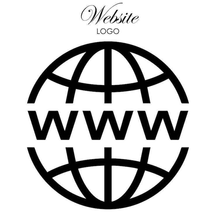 Vector ウェブサイトのロゴ シルハウト