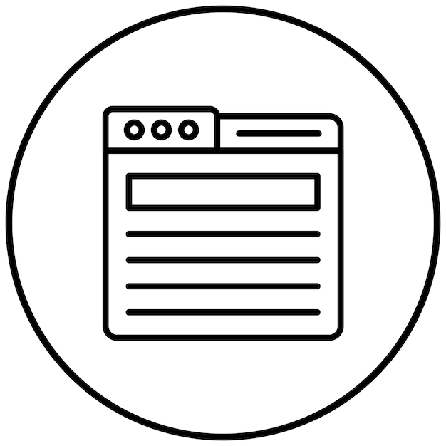 Website Page vector icon Can be used for Business and HR iconset