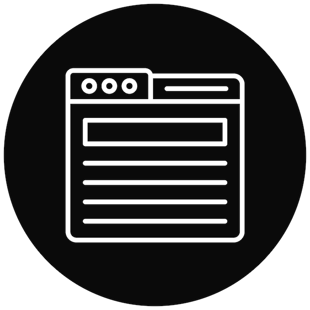 Website Page vector icon Can be used for Business and HR iconset