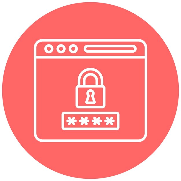 ウェブサイトのパスワードアイコンのスタイル