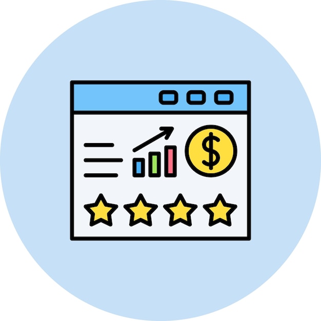 Website Rating icon vector image Can be used for SEO and SEM