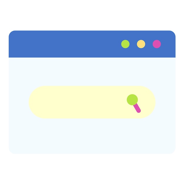 Vector website search icon style