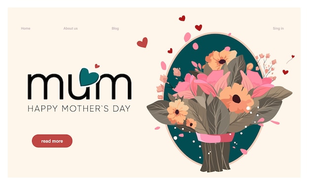 A website that says'silver mum'on it