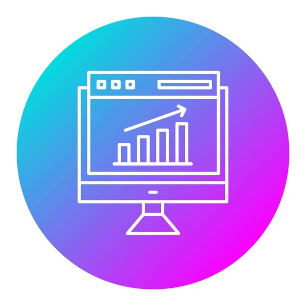 Website Traffic vector icon Can be used for SEO and SEM iconset