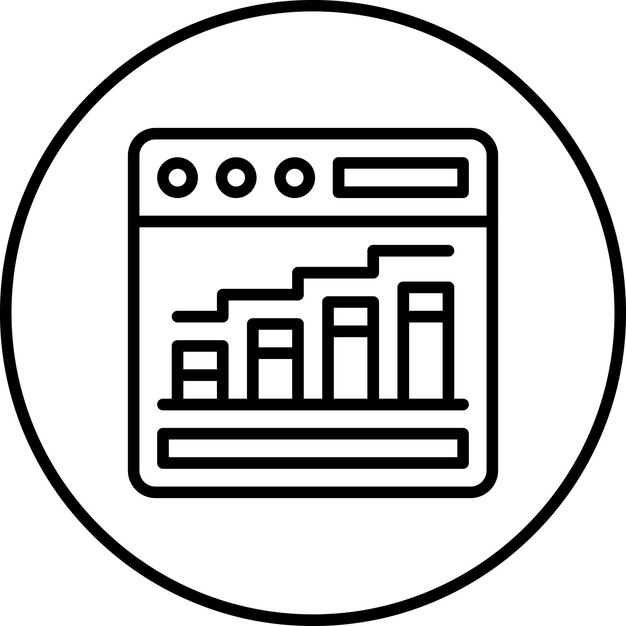 ウェブホスティングアイコンセットのウェブサイトトラフィックベクトルアイコンのイラスト