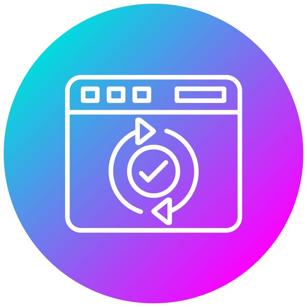 Website Update Vector Illustration Style