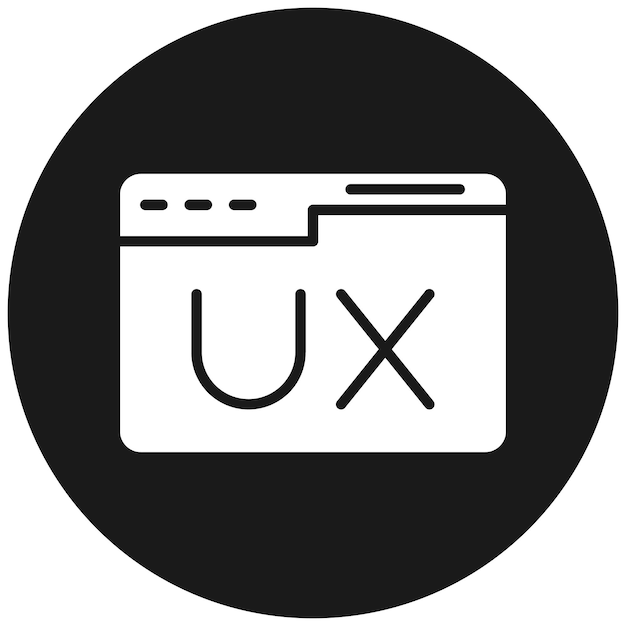 ウェブサイトのUxベクトルアイコンをマーケティングアイコンセットに使用できます