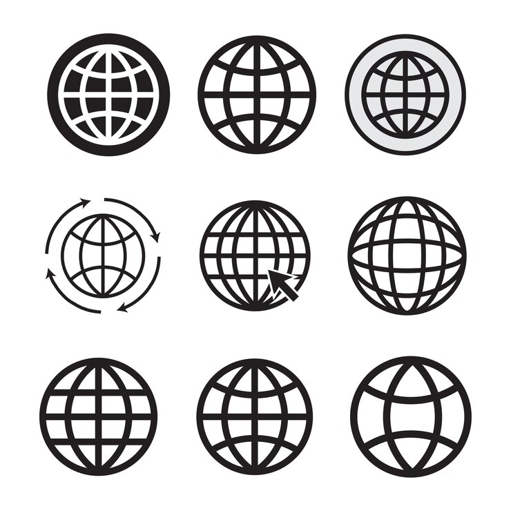 Vector 웹사이트 터 아이콘 디자인