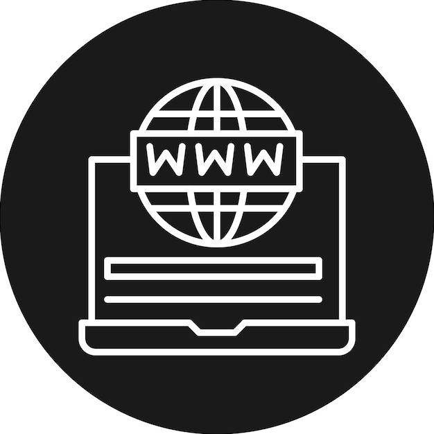 Website vector icoontje Kan worden gebruikt voor codering en ontwikkeling icoonset