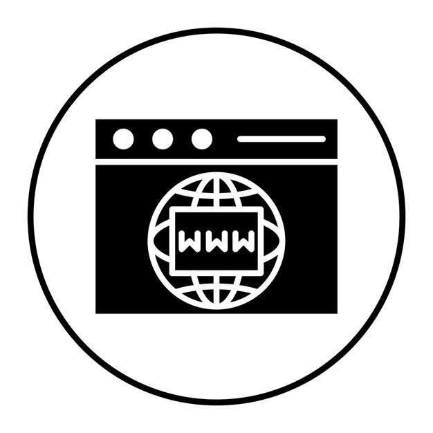 Website vector icoontje Kan worden gebruikt voor No Code icoonset