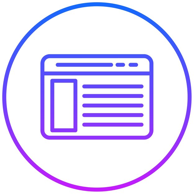 웹 사이트 터 일러스트레이션