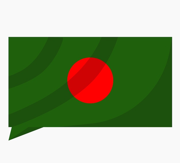 Vector webtekst vlag van bangladesh land