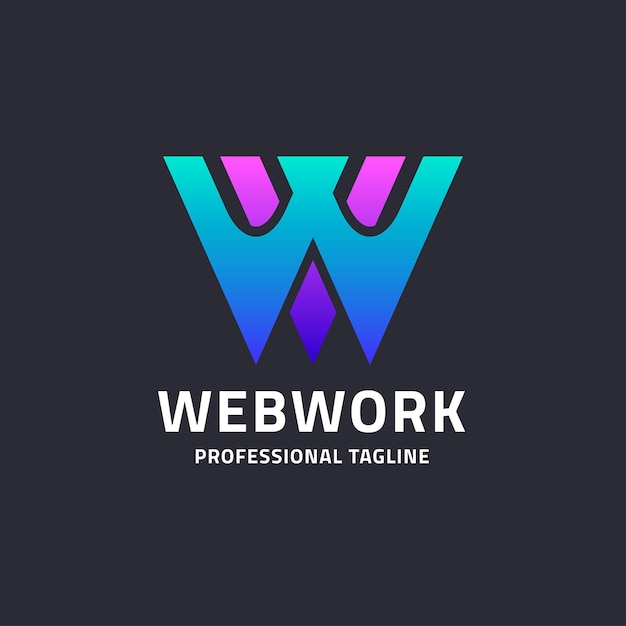 Webwerk letter w-logo