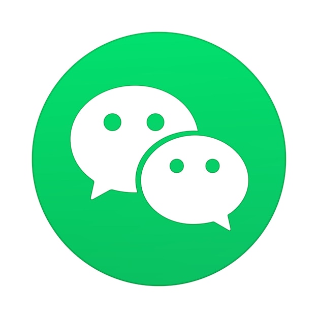 WeChat-icone Sociale media Chinese messenger-app