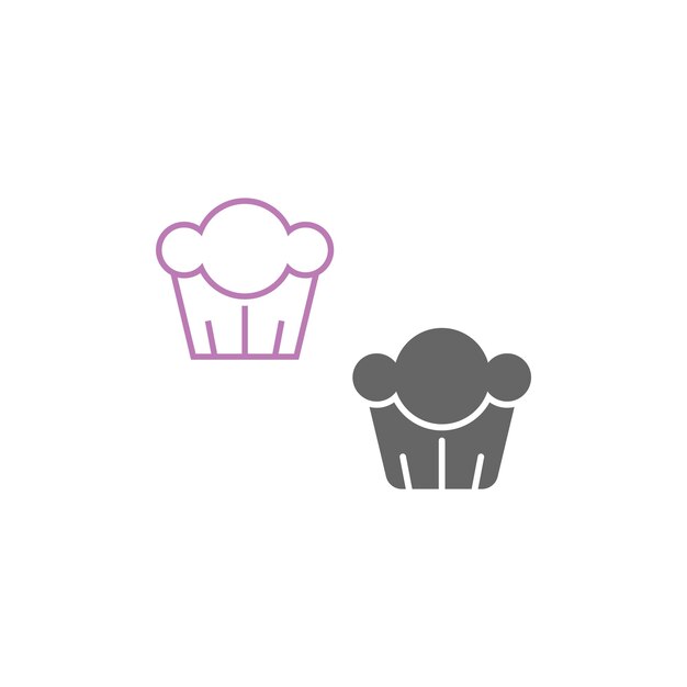 Wedding cake logo Cake icon design vector illustration