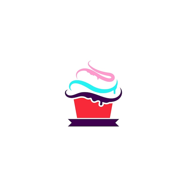 Wedding cake logo Cake icon design vector illustration