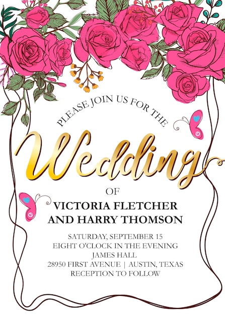 wedding card invitation