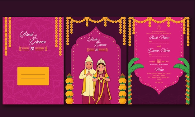 Vector wedding card1101510202