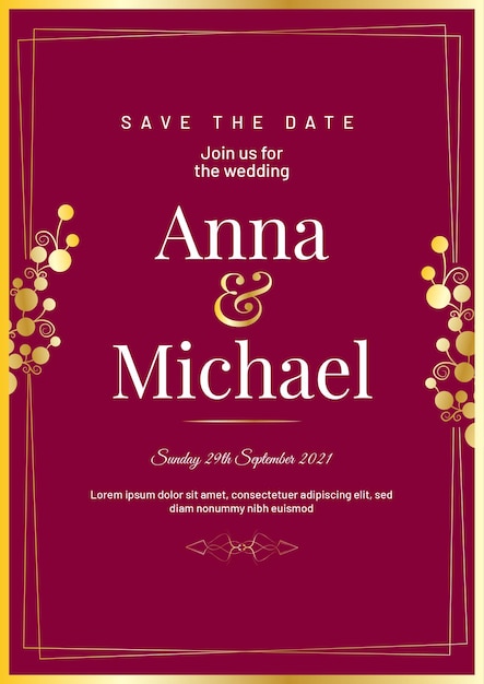 Wedding card