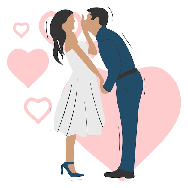 wedding couple illustration