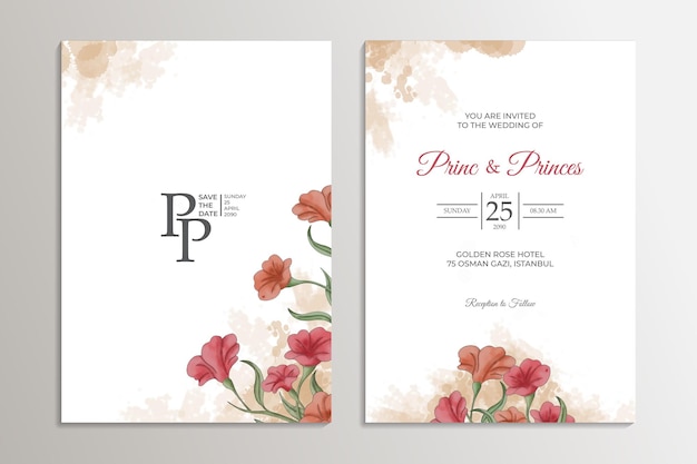 Wedding invitation  42b