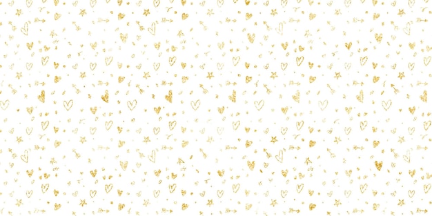 Vector wedding invitation border geometric abstract valentines day gold heart love gold shining paint stain